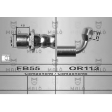 80616 Malo Тормозной шланг