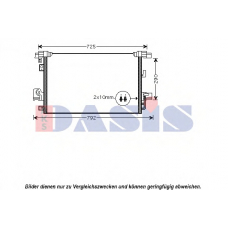 142025N AKS DASIS Конденсатор, кондиционер