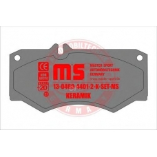 13-0460-4401-2-C-SET MASTER-SPORT Комплект тормозных колодок, дисковый тормоз