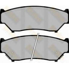 PA1080 BRAKE ENGINEERING Комплект тормозных колодок, дисковый тормоз