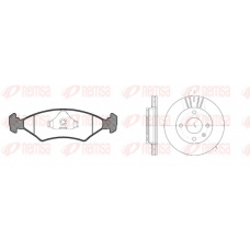 8119.01 REMSA Комплект тормозов, дисковый тормозной механизм