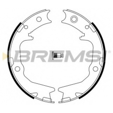 GF0826 BREMSI Комплект тормозных колодок, стояночная тормозная с