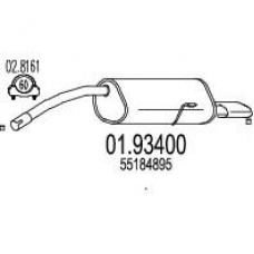 01.93400 MTS Глушитель выхлопных газов конечный
