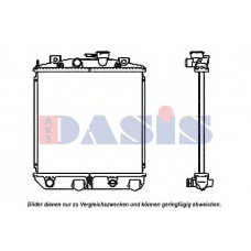 360002N AKS DASIS Радиатор, охлаждение двигателя