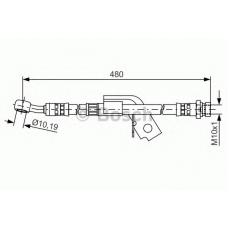 1 987 481 475 BOSCH Тормозной шланг