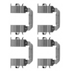 8DZ 355 204-751 HELLA Комплектующие, колодки дискового тормоза