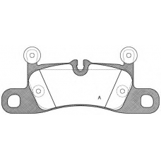 BPA1379.10 OPEN PARTS Комплект тормозных колодок, дисковый тормоз