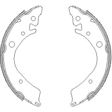 4084.00 REMSA Комплект тормозных колодок
