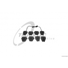 07.35.245 TRUCKTEC AUTOMOTIVE Комплект тормозных колодок, дисковый тормоз