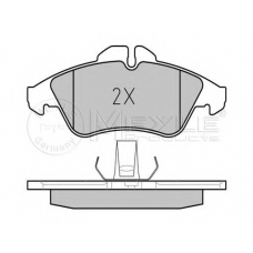 025 215 7620/PD MEYLE Комплект тормозных колодок, дисковый тормоз