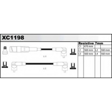 XC1198 QUINTON HAZELL Комплект проводов зажигания