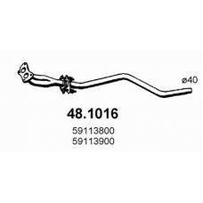 48.1016 ASSO Труба выхлопного газа