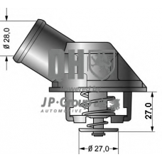 3014600219 Jp Group Термостат, охлаждающая жидкость