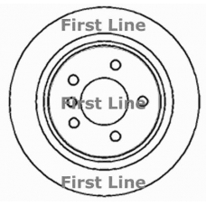 FBD1165 FIRST LINE Тормозной диск