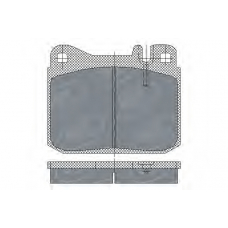 SP 130 PR SCT Комплект тормозных колодок, дисковый тормоз