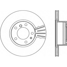 BDR1087.20 OPEN PARTS Тормозной диск