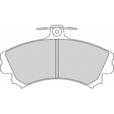 FD7151A NECTO Комплект тормозных колодок, дисковый тормоз