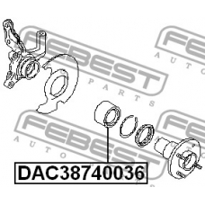 DAC38740036 FEBEST Подшипник ступицы колеса