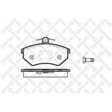 412 000-SX STELLOX Комплект тормозных колодок, дисковый тормоз