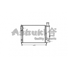 QC55-01 ASHUKI Радиатор, охлаждение двигателя
