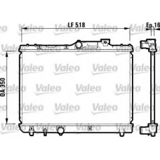 732614 VALEO Радиатор, охлаждение двигателя