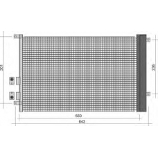 350203273000 MAGNETI MARELLI Конденсатор, кондиционер