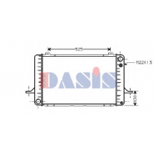 090420N AKS DASIS Радиатор, охлаждение двигателя