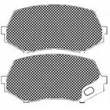 20080 BSF Комплект тормозных колодок, дисковый тормоз