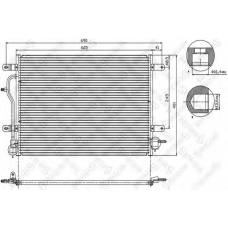 10-45071-SX STELLOX Конденсатор, кондиционер