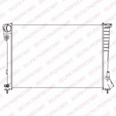 TSP0524064 DELPHI Радиатор, охлаждение двигателя