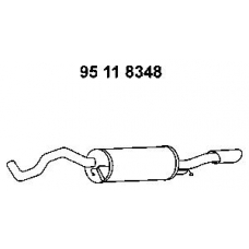 95 11 8348 EBERSPACHER Глушитель выхлопных газов конечный