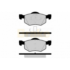 PA1501 BRAKE ENGINEERING Комплект тормозных колодок, дисковый тормоз