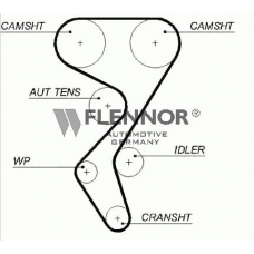 4470V FLENNOR Ремень ГРМ