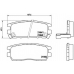 P 54 018 BREMBO Комплект тормозных колодок, дисковый тормоз