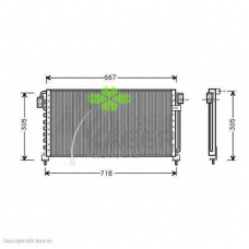 94-6301 KAGER Конденсатор, кондиционер