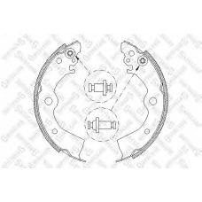 404 100-SX STELLOX Комплект тормозных колодок