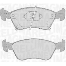 363916060532 MAGNETI MARELLI Комплект тормозных колодок, дисковый тормоз