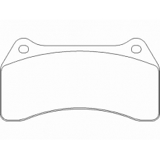 P 36 014 BREMBO Комплект тормозных колодок, дисковый тормоз