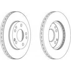 DDF191-1 FERODO Тормозной диск