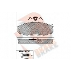 RB0413-700 R BRAKE Комплект тормозных колодок, дисковый тормоз