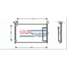 2220011 KUHLER SCHNEIDER Конденсатор, кондиционер