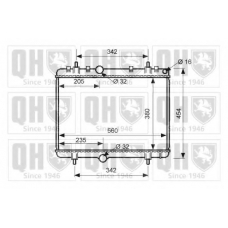 QER2591 QUINTON HAZELL Радиатор, охлаждение двигателя