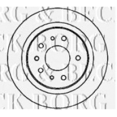 BBD4319 BORG & BECK Тормозной диск