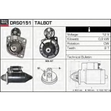 DRS0151 DELCO REMY Стартер