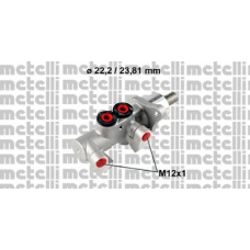 05-0769 METELLI Главный тормозной цилиндр