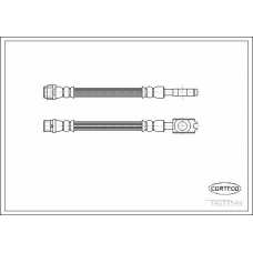 19033549 CORTECO Тормозной шланг
