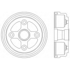 61260 PAGID Тормозной барабан
