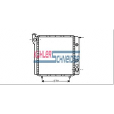 0909401 KUHLER SCHNEIDER Радиатор, охлаждение двигател