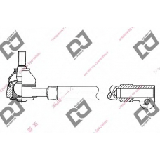 DE1145 DJ PARTS Наконечник поперечной рулевой тяги