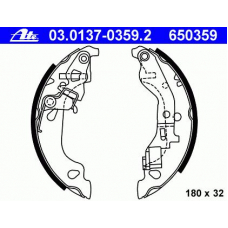 03.0137-0359.2 ATE Комплект тормозных колодок